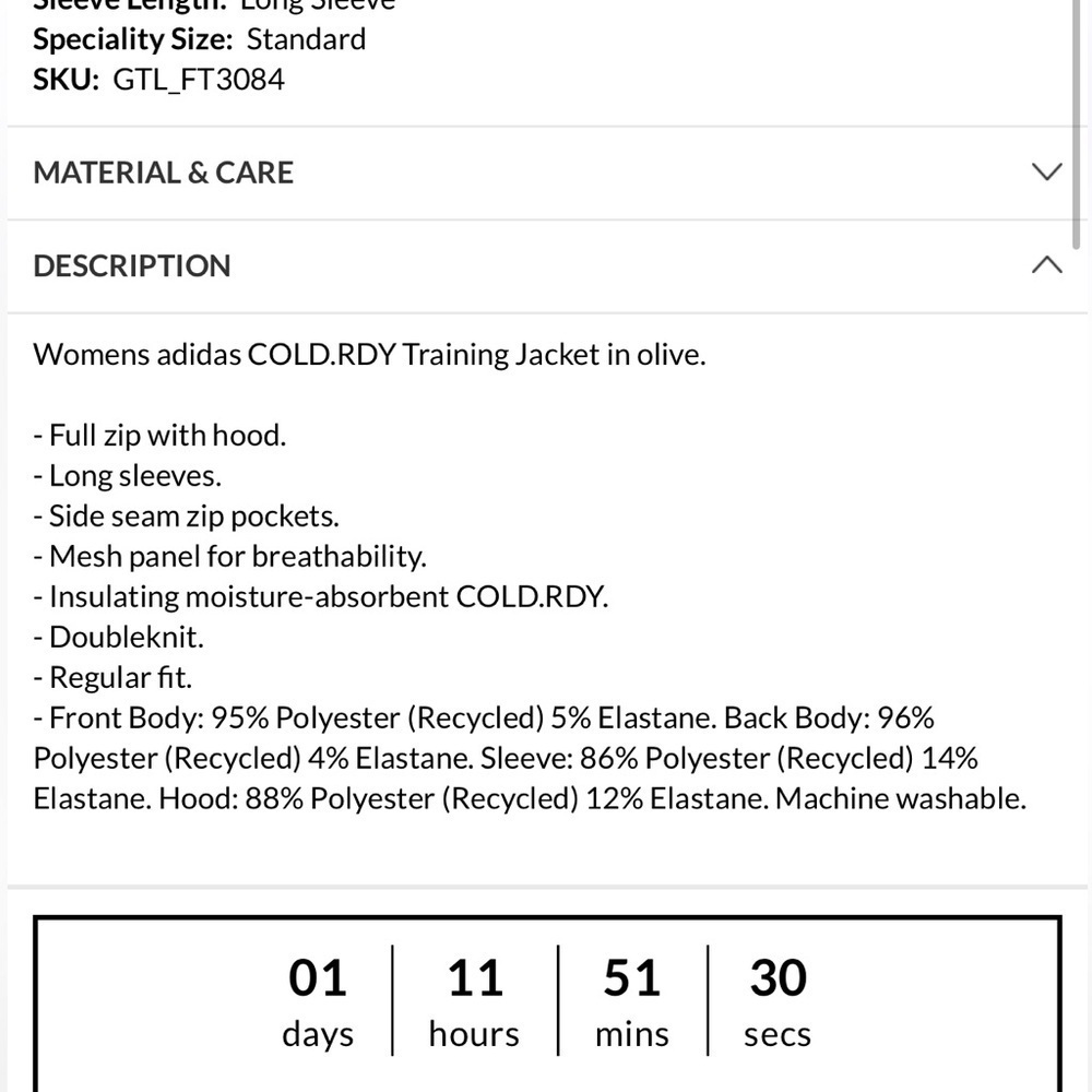 Adidas Gray Ribbed Jacket - Picture 14 of 14